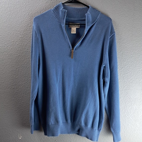Duluth Trading Co Other - Duluth‎ Trading Co. Quarter Zip Pullover Sweater Knit Blue Casual Mens M